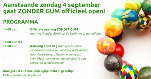 Programma opening Zonder Gum – 04-09-2016